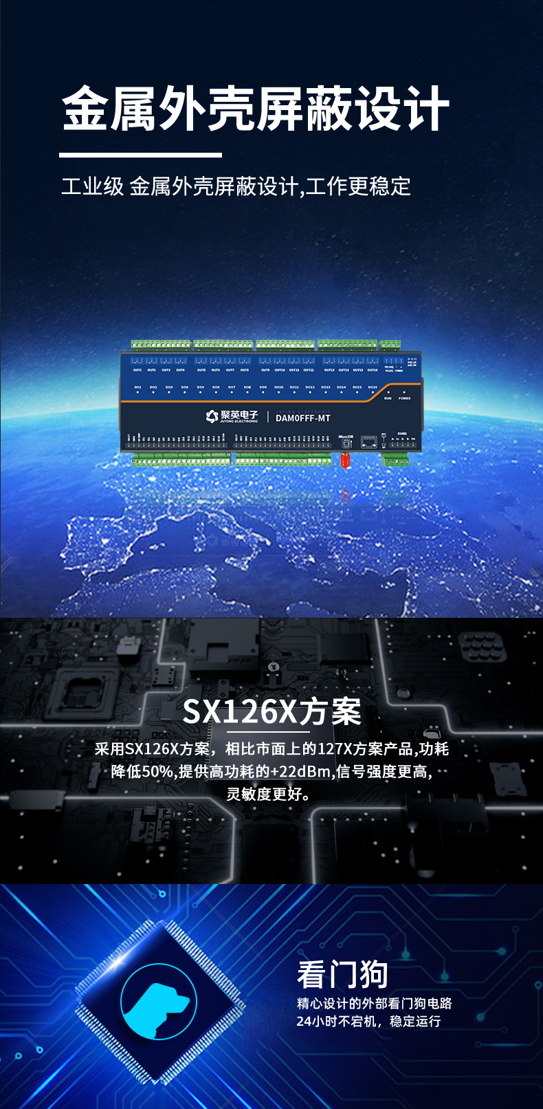 LoRa0FFF-MT LoRa無(wú)線測(cè)控模塊設(shè)計(jì)特點(diǎn)