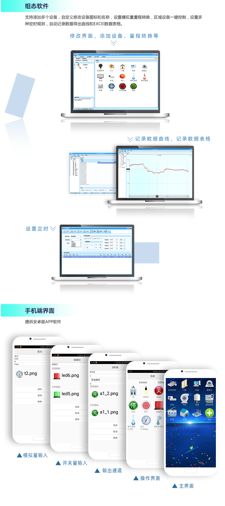 DAM1600D-MT 工業(yè)級網(wǎng)絡控制模塊手機端界面