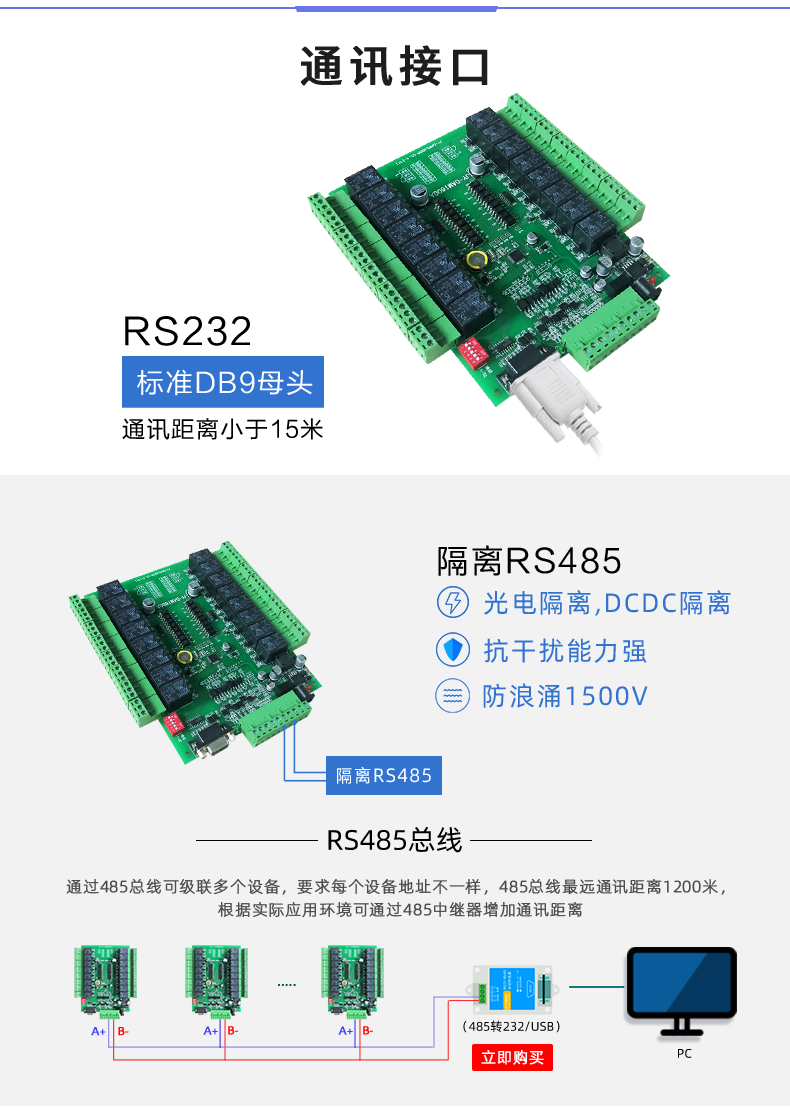 DAM-1600A 工業(yè)級(jí)網(wǎng)絡(luò)控制模塊 串口版通訊接口