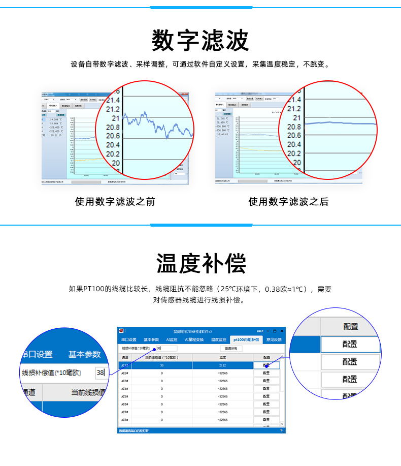 DAM-AIPT 溫度采集模塊特點說明