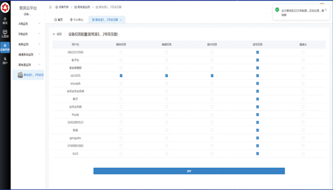 多賬號管理機房動環(huán)