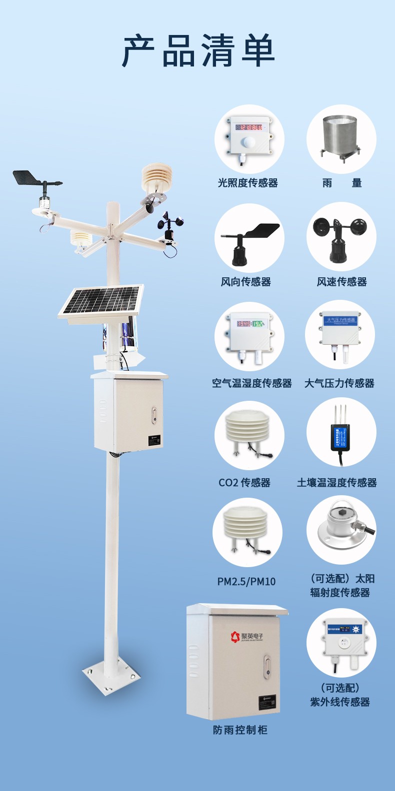 風速傳感器配合農(nóng)業(yè)氣象站